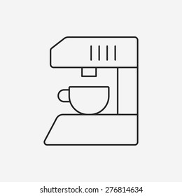 coffee maker line icon