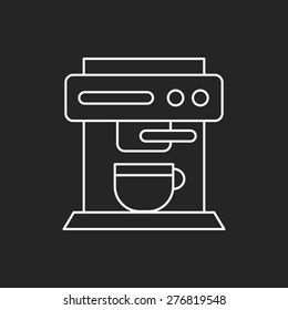 coffee maker line icon