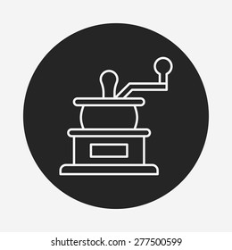 coffee maker line icon