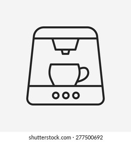 coffee maker line icon
