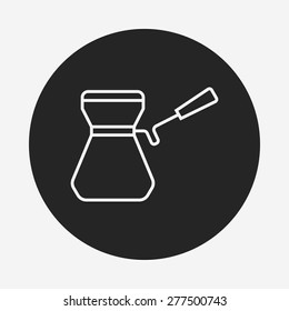 coffee maker line icon
