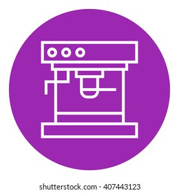 Coffee maker line icon.