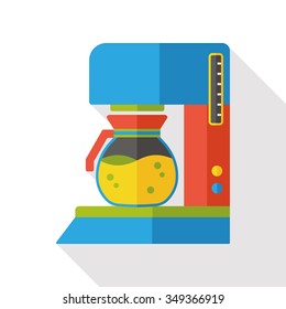 coffee maker machine flat icon
