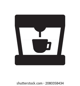 Coffee Maker Machine Icon sign symbol	