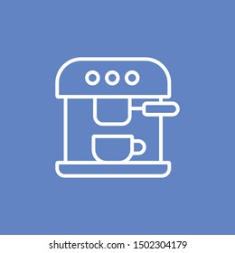 Coffee maker machine outline icon