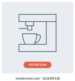 coffee maker machine vector icon