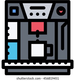 coffee maker outline icon

