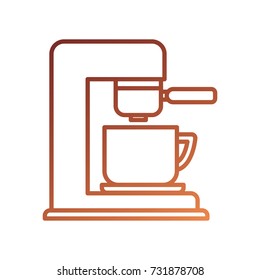 coffee maker with porcelain cup machine appliance kitchen