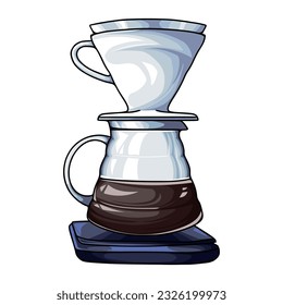 Coffee Maker in a Coffee Shop