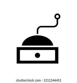 Coffee maker simple flat style vector icon.