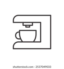 COFFEE MAKER stroke icon in black