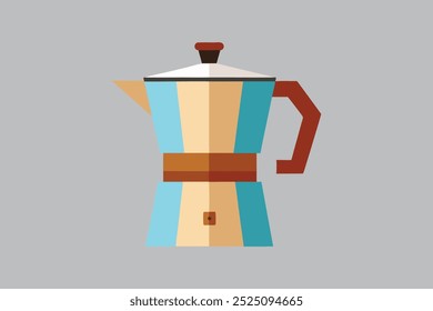  Ilustração de arte vetorial Coffee Maker.