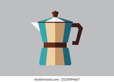  Ilustração de arte vetorial Coffee Maker.