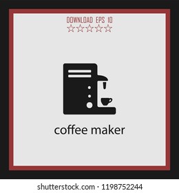 coffee maker  vector icon