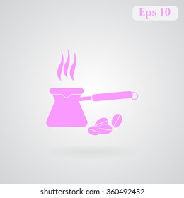 Coffee maker vector icon