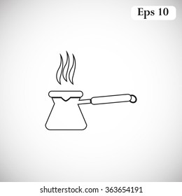 Coffee maker vector icon
