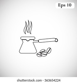 Coffee maker vector icon