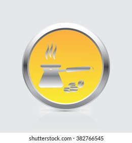 Coffee maker vector icon