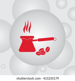 Coffee maker vector icon