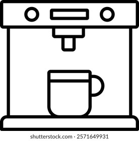 Coffee Maker vector icon. Can be used for printing, mobile and web applications.