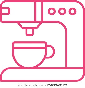 Coffee Maker vector icon. Can be used for printing, mobile and web applications.