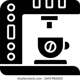 Coffee maker vector icon. Can be used for printing, mobile and web applications.