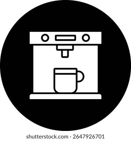 Coffee Maker vector icon. Can be used for printing, mobile and web applications.