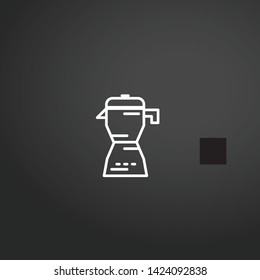 Coffee Maker vector icon. Coffee Maker concept stroke symbol design. Thin graphic elements vector illustration, outline pattern for your web site design, logo, UI. EPS 10.