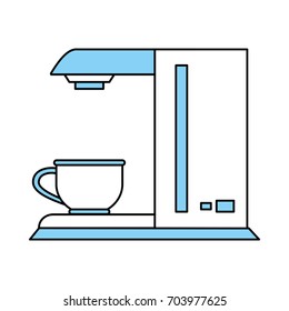 coffee maker vector illustration