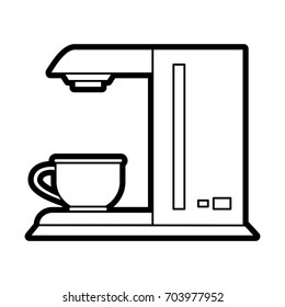 coffee  maker vector illustration