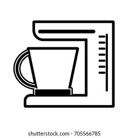 coffee maker vector illustration