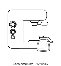 coffee maker  vector illustration