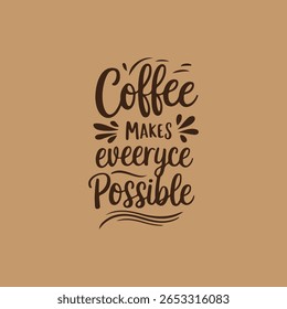 Café faz tudo design tipográfico possível