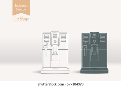 Coffee making equipment, automatic coffee maker.