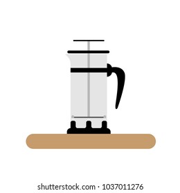 coffee making french press
