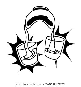 "Coffee Making Process"

This illustration is perfect for use in café promotional materials, coffee-related blog articles, menu designs, or other design projects.