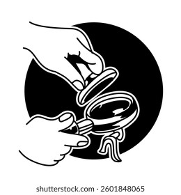 "Coffee Making Process"

This illustration is perfect for use in café promotional materials, coffee-related blog articles, menu designs, or other design projects.