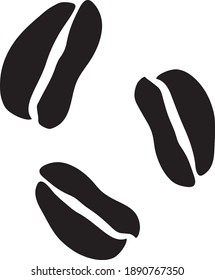 Coffee making roasted beans grain brewing arabica doodle  vector illustration linear black and white