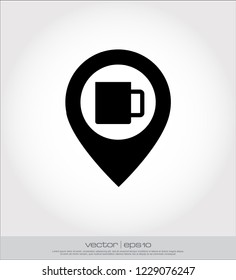coffee maps icon