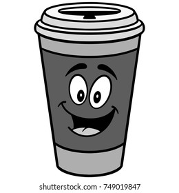 Coffee Mascot Illustration