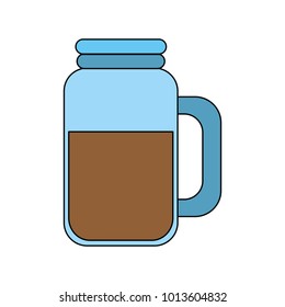Coffee mason jar