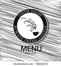 Coffee menu.