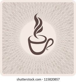 Coffee menu back EPS-8.