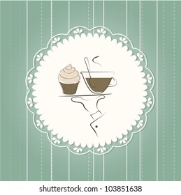 Coffee menu card
