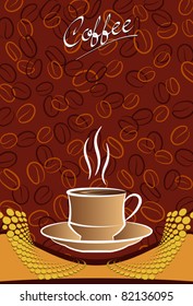 coffee menu card template
