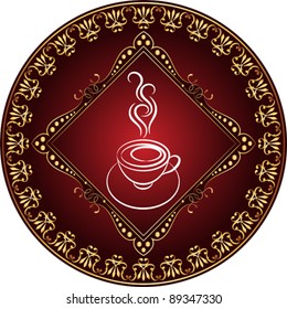 Plantilla de diseño de menú café