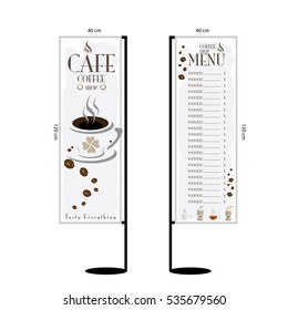coffee menu graphic  design objects template