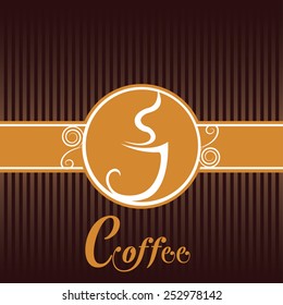 coffee menu with coffee icon