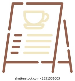 Coffee Menu icon for web, app, infographic, etc