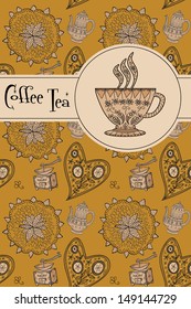 coffee. menu. label. brand.